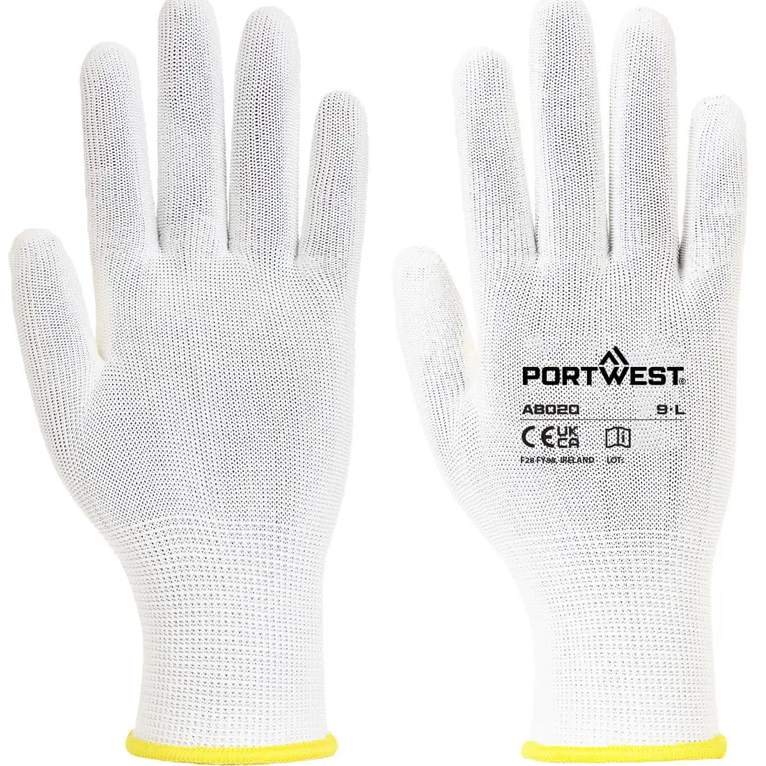 Gant d'assemblage (360 paires) Blanc